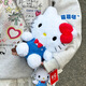 Hello Kitty Sanrio Plush Toy Cat Doll Ornaments Doll Pillow Birthday Gift Girls Kitty Cat Dolls