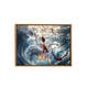 Nezha Digital Oil Painting 2025 NEU NEZHA 2: DEMON-SEA DIGITAL OIL MALER MALER BELAGETED GRAFFITI Cartoon LL12149 30*40 cm Dicke Innenrahmen + schöner Außenrahmen [