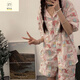 Ximuyao Sanrio lindo Katie Cat Pajamas para mujeres en verano Nuevos pantalones de manga corta ropa para el hogar estudiantil traje de tres piezas Juego de ropa exterior WZL-1484 [traje de manga corta que incluye pantalones] M tamaño [recomendado 80-100Jin [Jin equivale a 0.5 kg]]]
