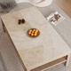 
Nanjiren Japanese simple and elegant tea table mat without washing, waterproof and oilproof leather table mat table cloth rectangular dining table mat tabletop protection mat A1049 turns waste into treasure 90*180cm