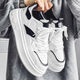 Xianxiqi men's shoes thick-soled small white shoes spring new style breathable sports and leisure increase 9906 white and green 39