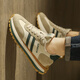 
Light luxury men's shoes 2025 spring and summer new breathable wear-resistant sports shoes for men's dad shoes heightened casual shoes for men 6629 meters green [mesh]-high-end men's shoes 41