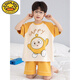 G.duckkids Little Milk Dragon Pajamas Pajamas Boys Cotton de manga pura Summer Summer Boy delgado Cartoon Mediano de aire acondicionado para el aire acondicionado para la ropa del hogar [Algodón puro] 693 Chinchilla 150 cm S Altura de tamaño 143-153 Peso 65-