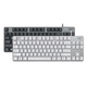 Logitech wired mechanical keyboard 84-key without backlight computer peripherals e-sports game office tea shaft unpack K835 pink red shaft + SF Express original unpacking warranty 1 year TTC mechanical shaft x No x 84-key x official standard