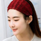 Corrugated mesh to cover white hair, headband to cover artifact, headband to hold down hair, spring and autumn style, fashionable wide-brimmed headband for women, black