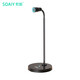 Sony Ericsson (soaiy) computer microphone desktop microphone game e-sports voice live broadcast noise reduction capacitor microphone external video conferencing online class external recording USB socket elegant black USB model multi-angle adjustment/plug and play