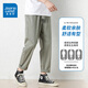 Jeanswest Trendy Brand Pure Cotton Nine Nine Point Pantaleros para hombres Summer de patas rectas de la pierna anchas de la pierna ancha Sports Pantalones de seda Green Military Green 9904 2XL [recomendado 160-175 Jin [Jin equivale a 0.5 kg]]]
