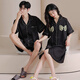 Fuxin Kang Bingsi Pare Pajamas Мужской летний костюм с коротким рукавом тонкий прохладный ночной платье Женская домашняя одежда GLQ-6210 2XL-мужчины [высота 168-178-вес 150-170]