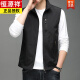 
Hengyuanxiang Spring and Autumn New Thin Vest Men's Casual Vest Jacket Outdoor Working Vest Middle-aged Horse Clip Jacket 686 Khaki M