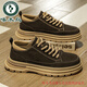 Woodpecker Martin Boots Men's 2025 New Spring and Summer Retro British Style Genuine Leather Casual Leather Shoes High Top Workwear Men's Shoes Black K821 Black 42
