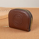 Jiuyijia süße Katzenkartenbeutel Neue Visitenkarte Clip Cartoon Reißverschluss Clutch Damen -ID -Tasche Mode Münzbrieftasche Bank Cat Cat Card Card Bag [1038 Brown 18 Kartensteckplätze]