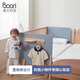 Boori imported solid wood splicing bed children's bedside bed widened crib adjustable height Sensa blueberry color 180*85