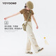 
Pitt children's work pants spring and summer quick-drying pants for girls 2025 new outdoor mountaineering paratrooper pants for girls large children summer pants 15261 light khaki + 15265 apricot color 130 cm