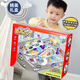 Disney children's track car toy parking lot car breaks through electric train boy gift 4 baby 3 years old 5 track parking lot [12 cars + 1 plane + map] 1