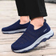 ADARK FITA RIGUIOSO Zapatos de ancianos para hombres en verano Anti-Slip Sode Sole Pedal Diabetes Gran tamaño Padres Amplios transpirables y constantes Lan 42 de Lan Deep 42