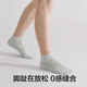 Hergestellt in Jingdong [100% reine Baumwolle] 6 Paar Männer Socken 10A antibakterielle lässige, atmungsaktive Socken für Männer im Sommer Schwarz und Weißgrau