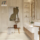 Wen Yijia beige Roman travertine tiles 600x1200 matte finely carved surface guest restaurant floor tiles kitchen bathroom IT12610H light color 600*1200