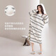 Belleza urbana con camiseta de almohadilla de pechuga para mujeres Cabton de algodón puro a mitad de longitud de verano ropa de verano de verano y estilo otoño xiyun 13077 l
