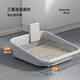 Hoopet Dog Toilet Anti-Fat Small Dog Stainless Steel Dog Sand Basin Urinal Basin Pet Special Toilet Dog Dog Shit Artifact M Code [Pad 21mm]