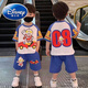 迪士尼（Disney）儿童奥特曼衣服2025夏季新款男童短袖t恤短裤套装男孩卡通两件套 太空人-灰色-1047. 110建议100-110cn 均码