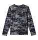 Columbia Boys PFG Solar Stream Printed Long Sleeve Shirt, Black Sumi Camo, M Black Sumi Camo M
