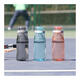 Sperre Schloss (Sperre/Verriegelung) Schloss Plastik Plastik Sportwasser Cup Sommer Tragbares geeigneter Becher Fitness Tritan -Studenten ABF684 Orange 500 ml
