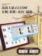 Combasi -Wohnzimmer Wanduhr Stille Schlafzimmer Büro Hanging Tisch Einfacher Kalender Uhr Haushaltsquarzuhr Perpetual Kalender Kalender Stil