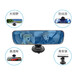 
IZTOSS car reflective auxiliary mirror reversing rearview mirror 360 degree adjustable blind spot universal baby mirror coach mirror 24.5*6.7CM enlarged Mingjing style