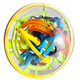 Aikeyou 3D three-dimensional maze ball, ball, ball, intelligence, iron ball, uver saucer, Rubik's Cube, children's thinking training toys 158 levels + base