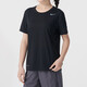Nike (Nike) Frauen mit Kurz trocknen Sportanzug 2025 Sommer Running Fitness Training Anzug Trendy Jersey Casual Clothes Black Kurzärärmelte T-Shirt + Shorts s s