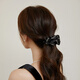 Chimera (CHIMERA) Hepburn style ponytail twist clip pleated fabric one-word clip hairpin hair accessories headdress girl birthday gift