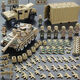 
LEGO compatible building blocks military tank special forces minifigure soldiers warrior armored vehicle assembled children warrior special forces + 99 tank + Hummer + Ji