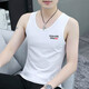 大码背心男夏季运动健身打底汗衫百搭宽松紧吸汗无袖坎肩背心t恤 【凉感跑量款】CSF147浅灰色 2XL 建议体重125-135斤可穿
