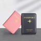Kangaroo Luxus Leder Passport Clip Männer und Frauen Passport Buchschutz Hülle Passionstasche tragbare Ausweiskartenbeutel tragen Schwarz