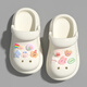 Cartoon Rabbit Chaussures de trous pour femmes avec une plage épaisse de plage pour enfants non glissant Sandales pour les filles, fille, 2988 Crystal Rabbit / Beak 19,5 30-31 Convient pour les pieds longueur 19 cm