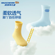 Skechers 5 pairs of antibacterial sports socks for boys and girls, fashionable solid color simple children's mid-calf socks L225K084 blue/white/yellow/grey/blue/0633 5 pairs one size XL