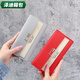 Yunluo New Wallet's Long Long Style Coreano Corea de moda Bolso de embrague de alumnos de moda y fresco Color contrastante de la billetera triple de triple rosa claro