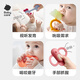 babycare infant hand rattle toys 0-1 years old newborn fun soothing teether toys teether rattle egg white