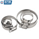 GUWANJI hose clamp 304 stainless steel clamp quick-installation pipe buckle clamp water pipe clamp fixed ring pipe clamp M155-178 (6 inches) 5 pcs