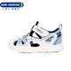 Dr. Jiang toddler shoes for summer boys and girls 1-3 years old baby children's sandals 2S14A2006AM rice/blue size 23
