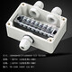 Wasserdichte Junction Box im Freien mit terminal plastikregenfestem Klemme Kabelkabelgewindebox Outdoor Überwachung wasserdicht VT8381-1c2-TB1506