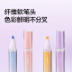 Deli (deli) Newse fragrance highlighter Student stationery exam review key manual painting colorful color system mixed color 5 pieces/box NS718