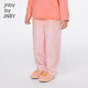 Jnby par jnby nouveau style jiangan tissu de tissus pour enfants pantalons droits pantalons denim 25 garçons et filles de printemps 1p1e10550 679 / poudre fluorescent 100cm
