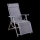 Shantoulin Village Tianjin lounge chair folding lunch office chair home balcony leisure nap lazy chair simple modern chair elderly Tianjin lounge chair 701 silver