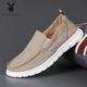 Playboy (playboy physique) Chaussures masculines Summer des chaussures toile respirante chaussures de paresseux décontractés pour hommes Pédale vieille chaussures de tissu beijing