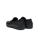 Foot Dragonfly Beanie Shoes Men's Summer New Men's Shoes Sheepskin Leather Loafers Casual Shoes One-Pin Leather Shoes Men's Black Wha14110 40