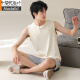 Pajamas pour hommes pour hommes Modal Coton d'été masculin 2025 Nouveau coton pur sans manches