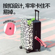 Bulaimei Koffer Check-in und Anti-Lost Gepäck Tag Fashion Tag Orange Snaptyp