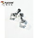 Tucano; Woodpecker Brand New Light Luxury Sugar Cube Crystal Cuff Link French Shirt Cuff Bouton Elegant Pulvyle Men's Dinner Médinage Silver carré Crystal