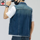 Aemape Apple Light Color de grande taille Vertinit vestime en denim pour hommes et femmes Brand de travail à la mode de printemps et d'été